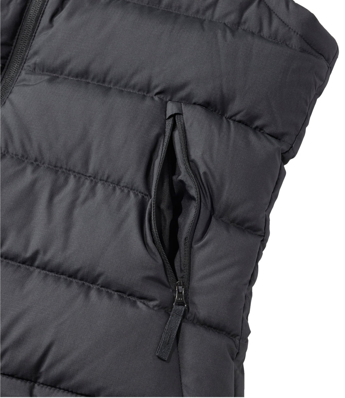 L.L.Bean Women's Mountain Classic Hooded Down Vest Shore/Sandstone