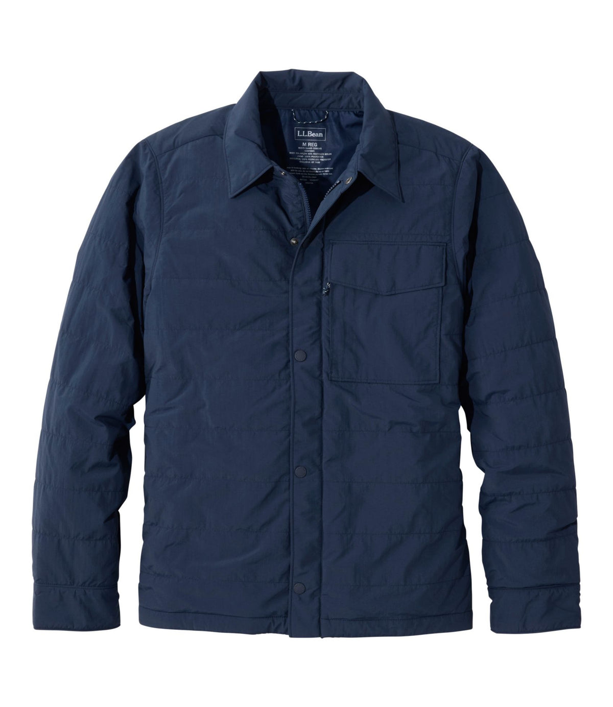 L.L.Bean Men's Old Port Insulated Jacket Classic Navy