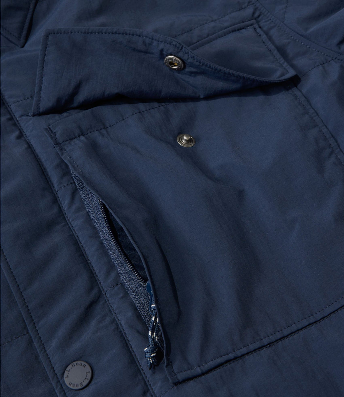 L.L.Bean Men's Old Port Insulated Jacket Classic Navy