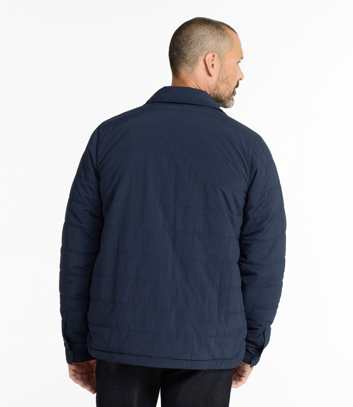 L.L.Bean Men's Old Port Insulated Jacket Classic Navy