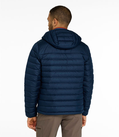 L.L.Bean Men's Access Down Hooded Puffer Nautical Navy
