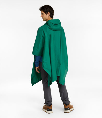 L.L.Bean Adults' Trail Model Rain Poncho Bright Yellow