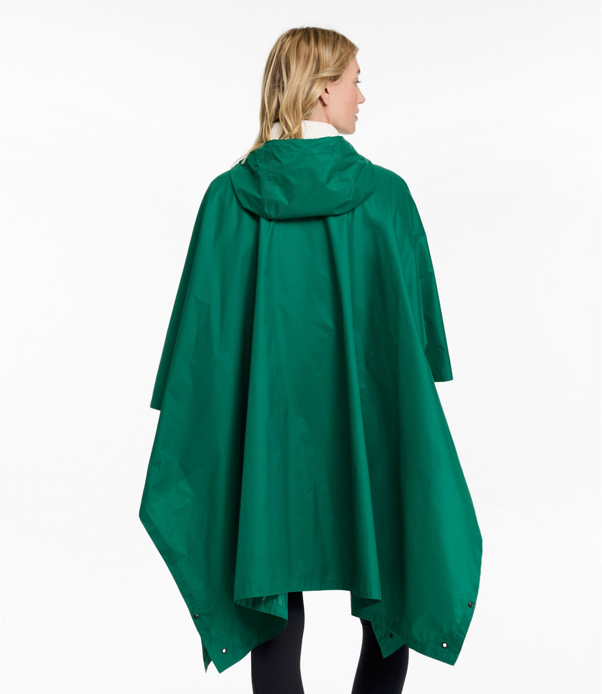 L.L.Bean Adults' Trail Model Rain Poncho Bright Yellow
