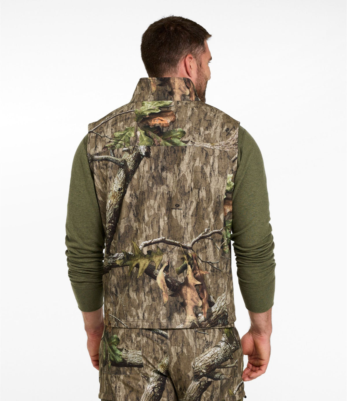 L.L.Bean Men's Hunter's Pathfinder Soft Shell Vest, Camo Mossy Oak Country Roots