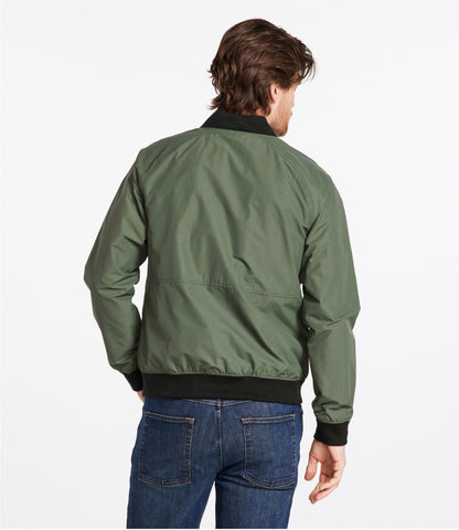 L.L.Bean Men's 3-Season Bomber Jacket Thyme