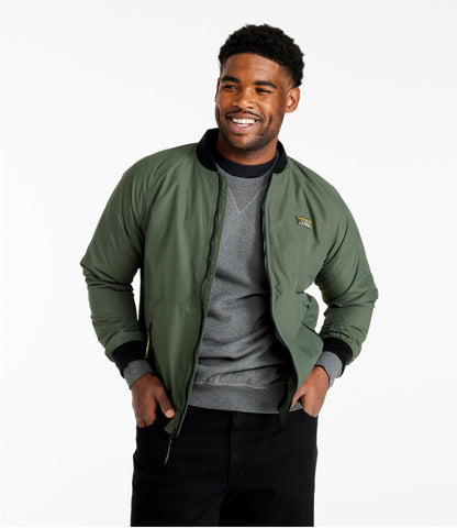 L.L.Bean Men's 3-Season Bomber Jacket Thyme