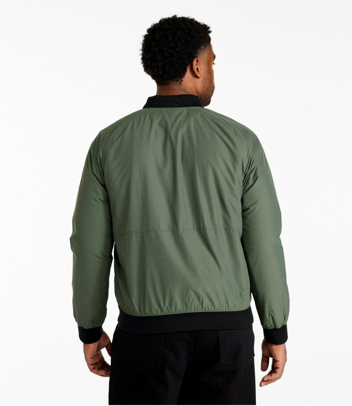 L.L.Bean Men's 3-Season Bomber Jacket Thyme