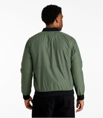 L.L.Bean Men's 3-Season Bomber Jacket Thyme