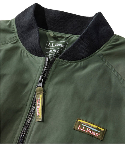 L.L.Bean Men's 3-Season Bomber Jacket Thyme