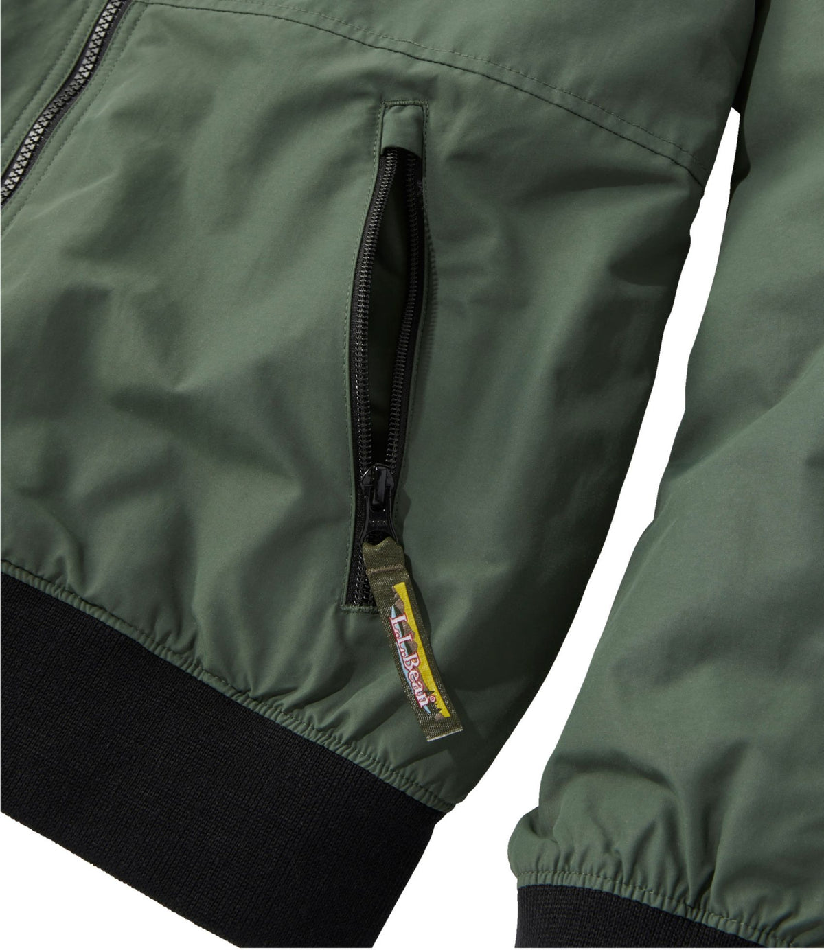 L.L.Bean Men's 3-Season Bomber Jacket Thyme