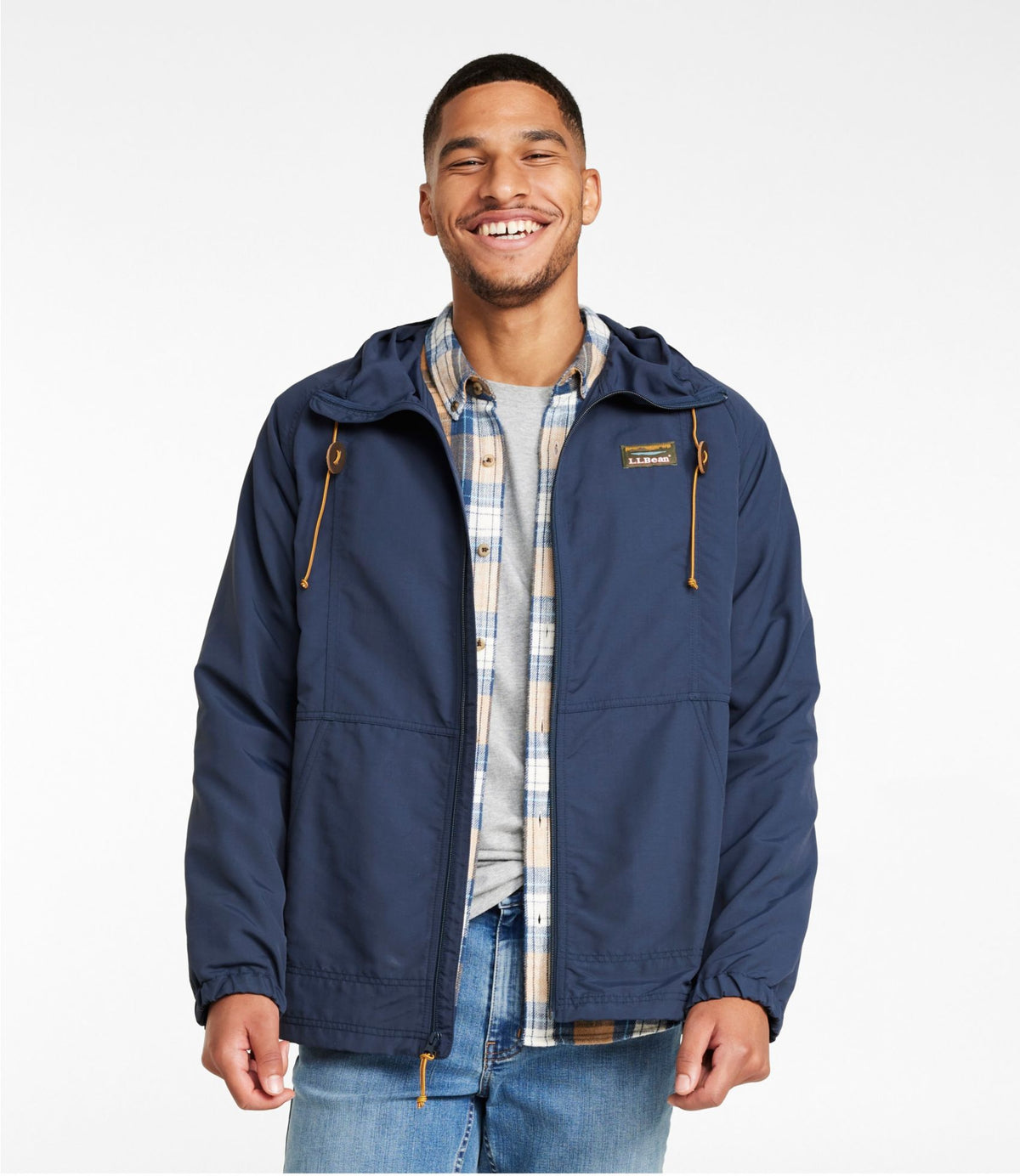 L.L.Bean Men's Mountain Classic Full-Zip Jacket Nautical Navy