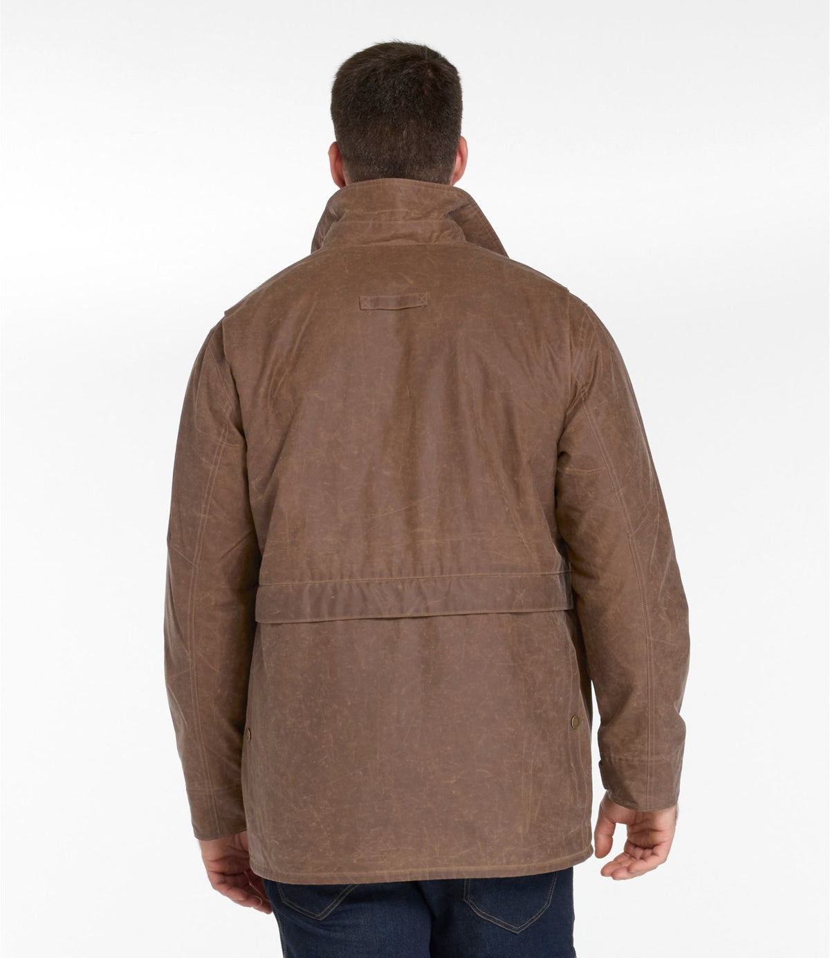 L.L.Bean Men's Double L Waxed-Cotton Upland Coat Loden