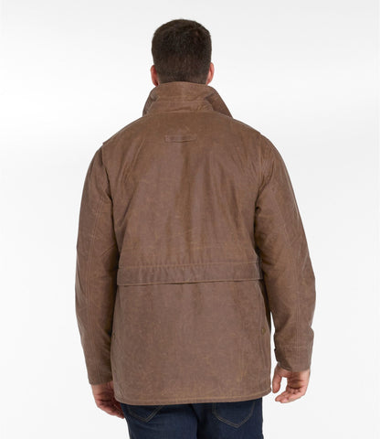 L.L.Bean Men's Double L Waxed-Cotton Upland Coat Loden