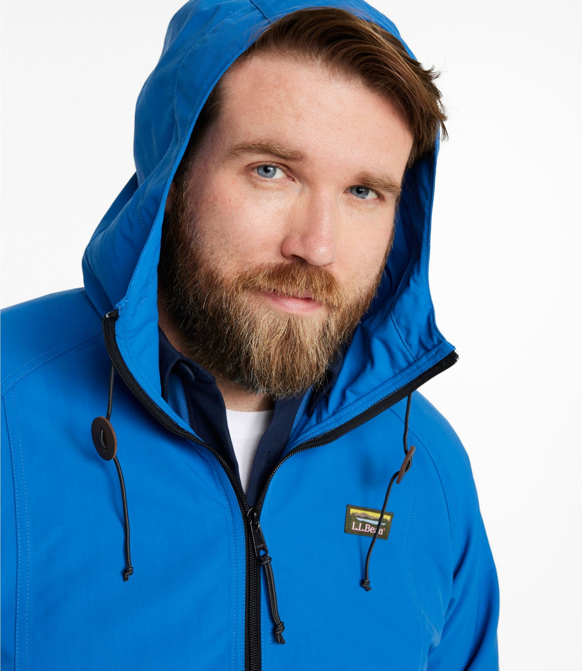 L.L.Bean Men's Mountain Classic Anorak Deep Glacier Blue