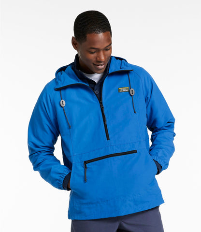 L.L.Bean Men's Mountain Classic Anorak Deep Glacier Blue