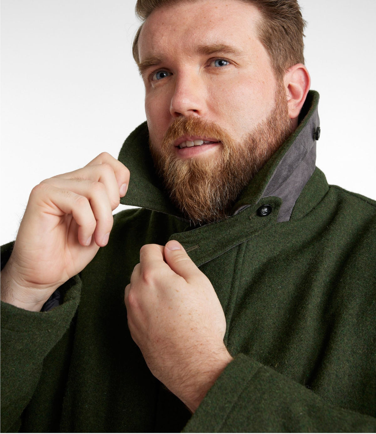 L.L.Bean Men's Maine Guide Wool Parka, PrimaLoft Camouflage