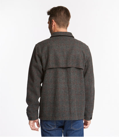 L.L.Bean Men's Maine Guide Zip-Front Jac-Shirt, Plaid Malone