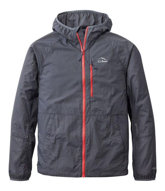 L.L.Bean Men's Stowaway Windbreaker Iron
