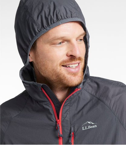 L.L.Bean Men's Stowaway Windbreaker Iron
