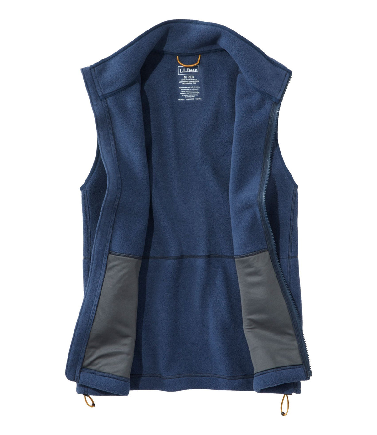 L.L.Bean Men's Mountain Classic Fleece Vest Charcoal Heather