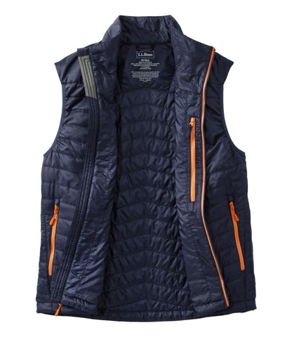L.L.Bean Men's PrimaLoft Packaway Vest Carbon Navy