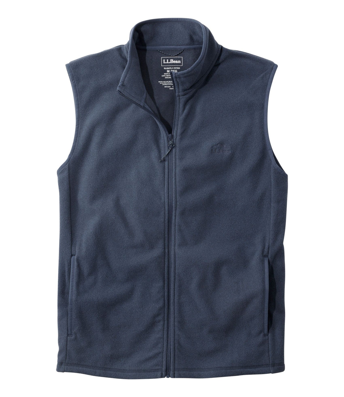 L.L.Bean Men's All Season Access Fleece Vest Carbon Navy