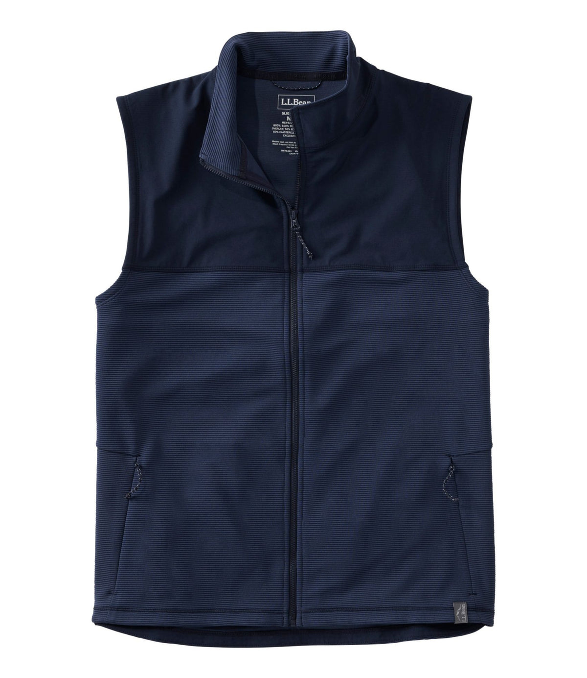 L.L.Bean Men's VentureStretch Ottoman Vest Carbon Navy