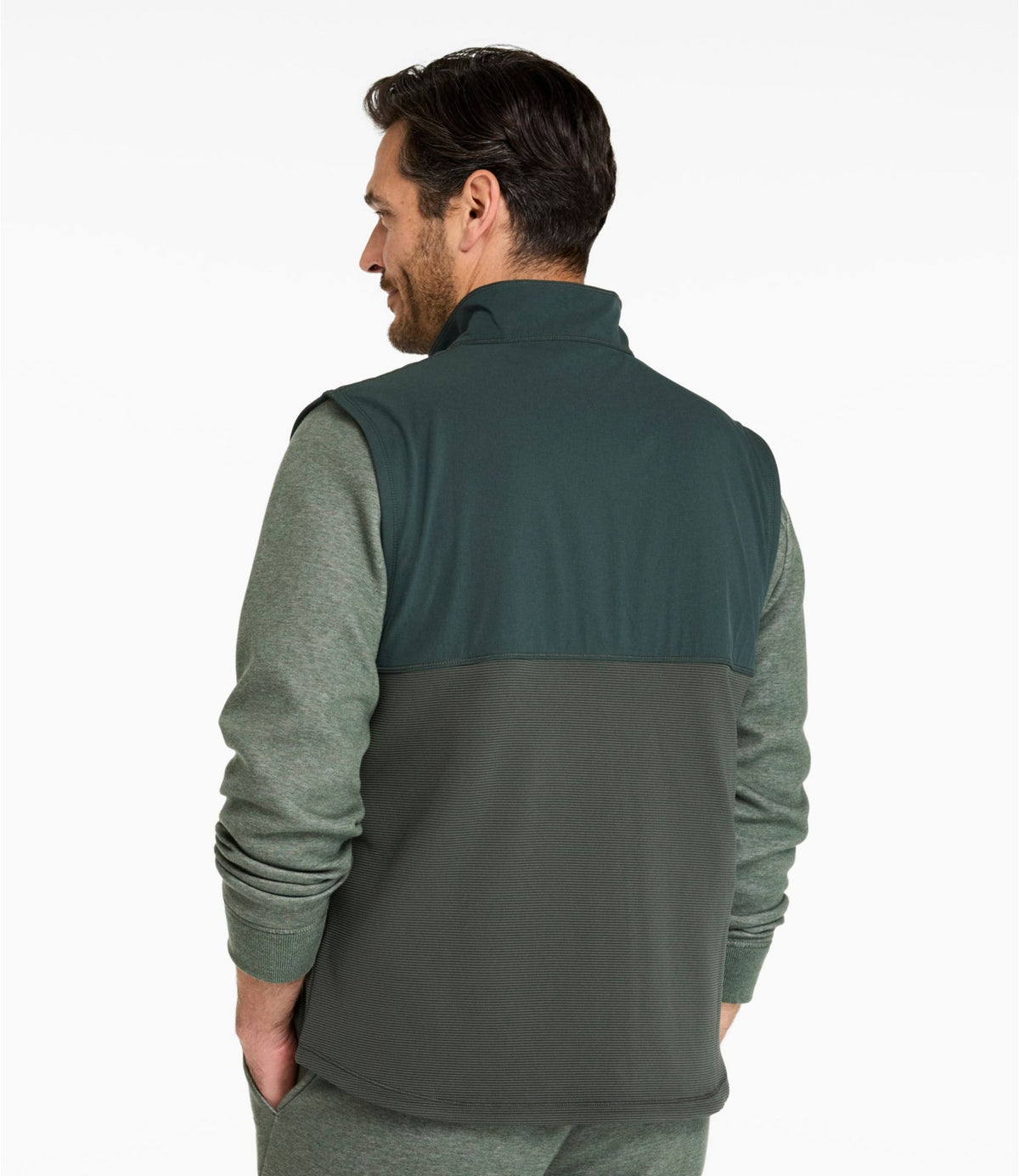 L.L.Bean Men's VentureStretch Ottoman Vest Carbon Navy
