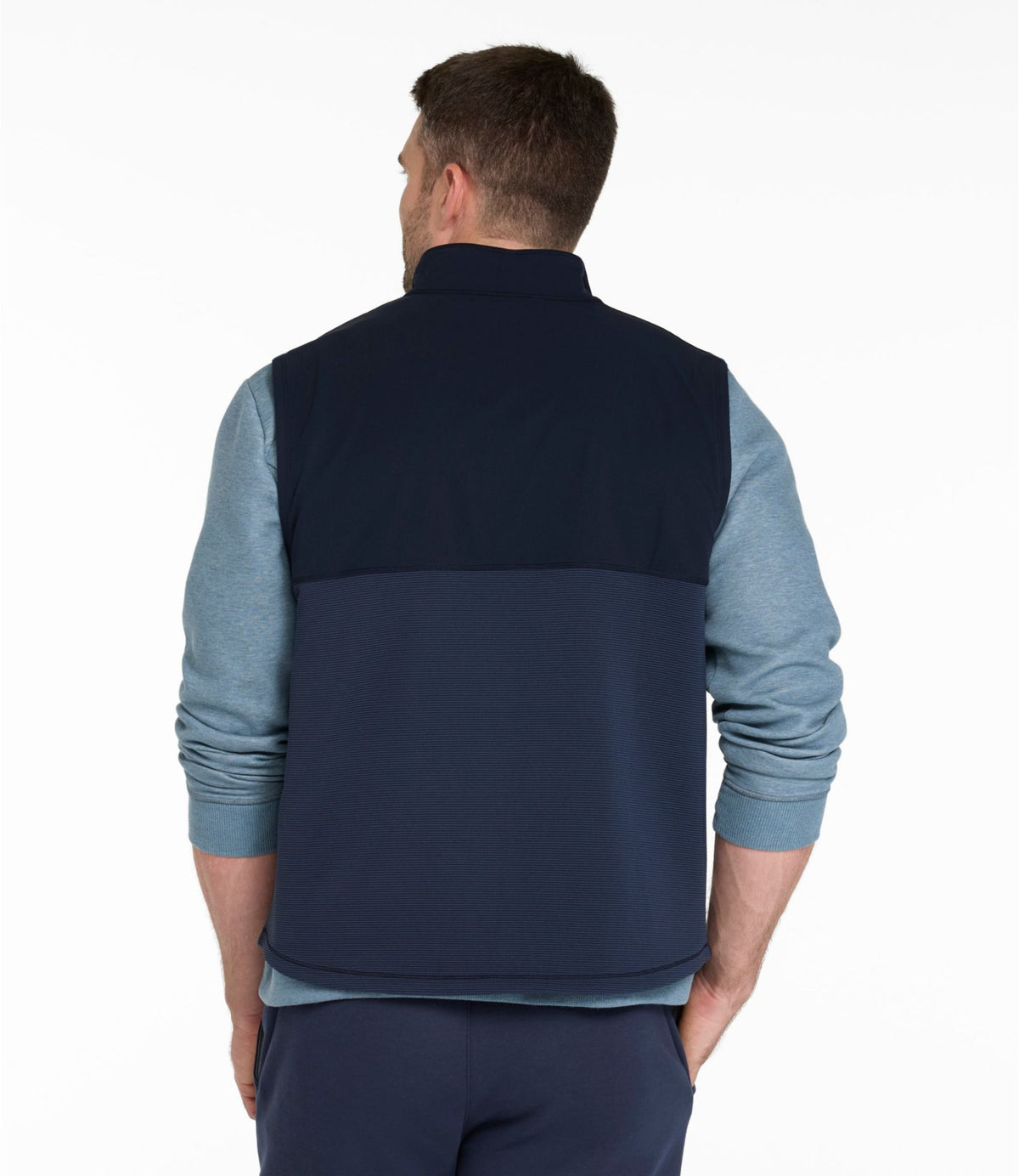 L.L.Bean Men's VentureStretch Ottoman Vest Carbon Navy