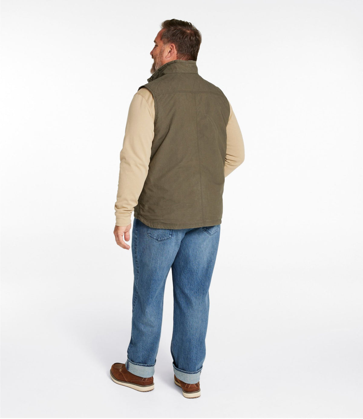 L.L.Bean Men's Bean's Insulated Utility Vest Dark Loden
