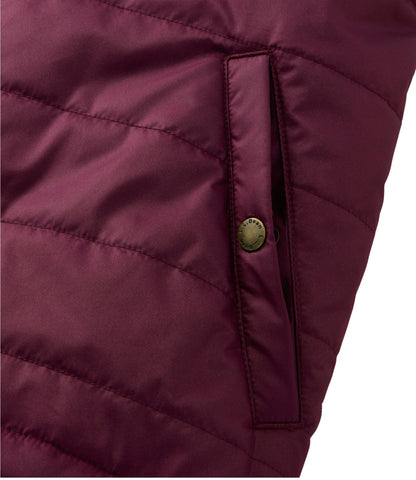 L.L.Bean Men's Mountain Classic Puffer Vest, Colorblock Fig/Mariner Blue