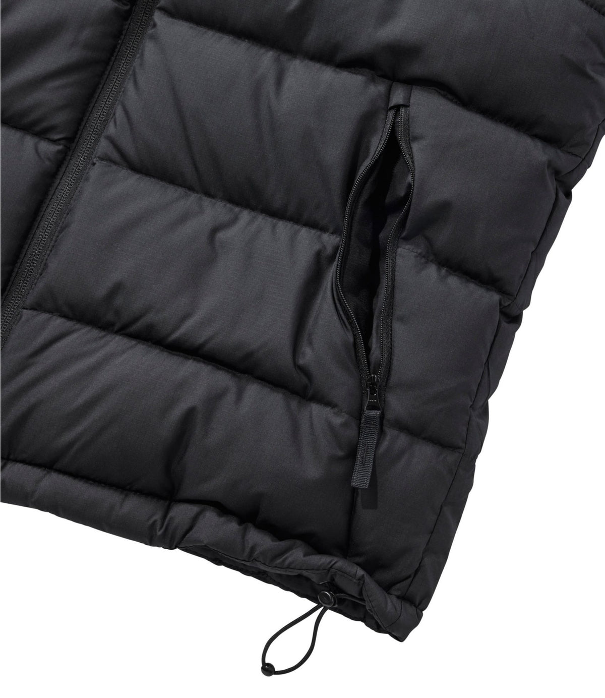 L.L.Bean Men's Mountain Classic Hooded Down Vest Pinewood Green/Sandstone