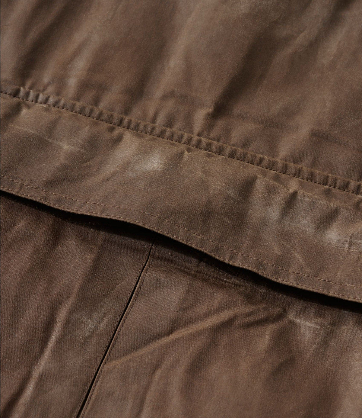 L.L.Bean Men's Double L Waxed-Cotton Upland Vest Maple Brown