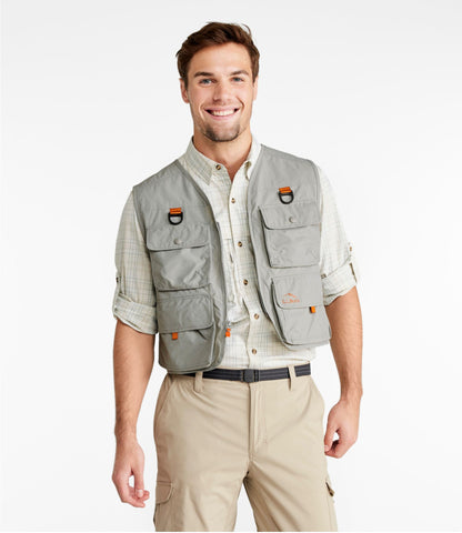 L.L.Bean Adults' Emerger Fishing Vest Anchor Gray