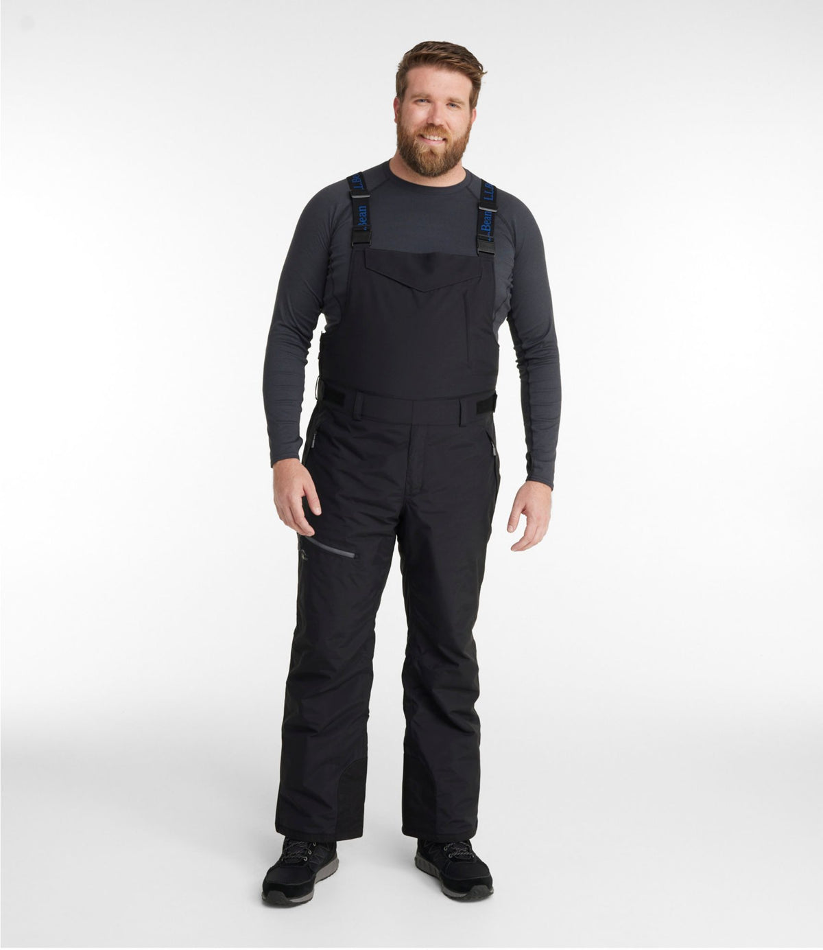 L.L.Bean Men's Wildcat Bib Pant Maple Brown