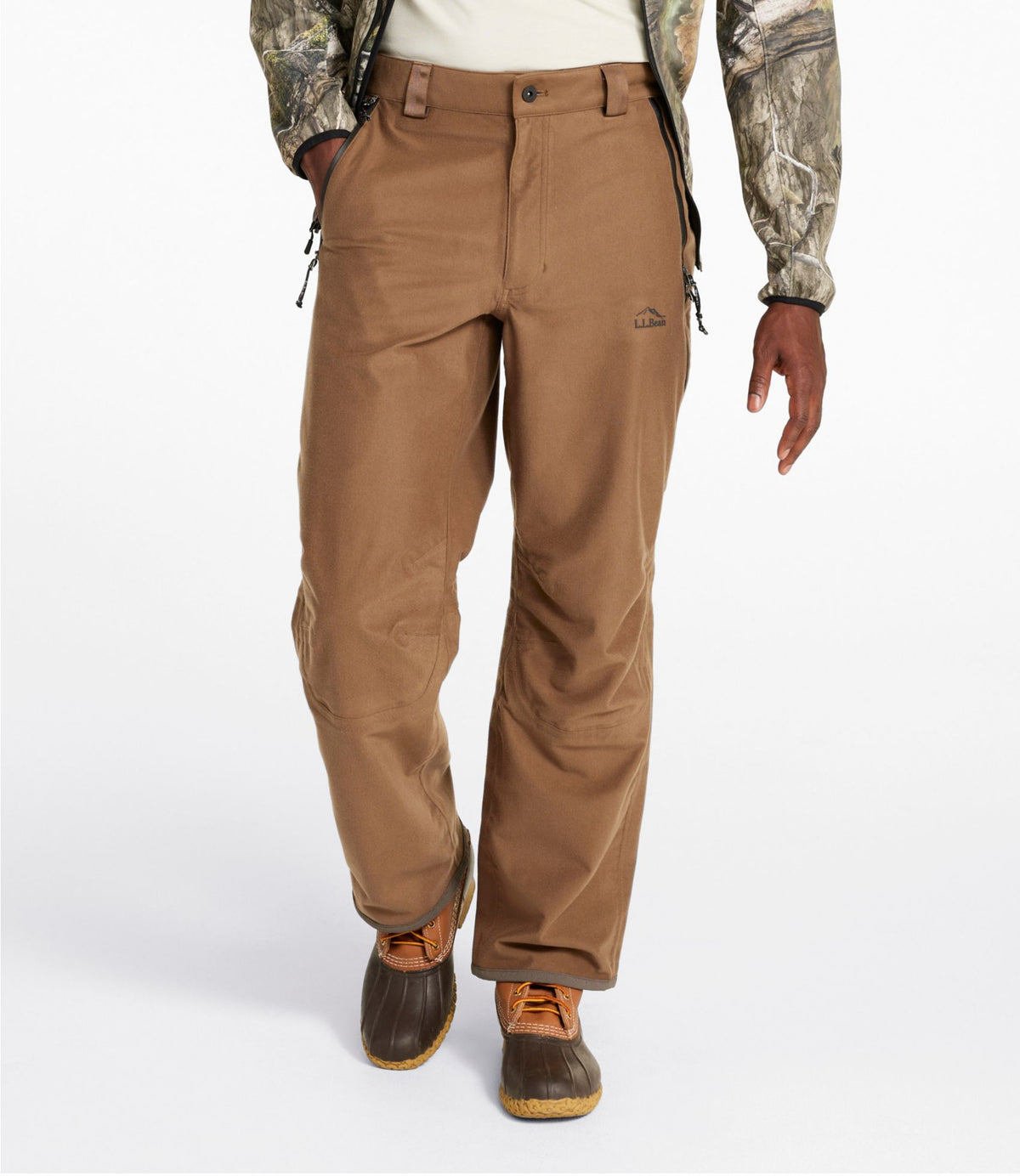 L.L.Bean Men's Ridge Runner Storm Pant Maple Brown