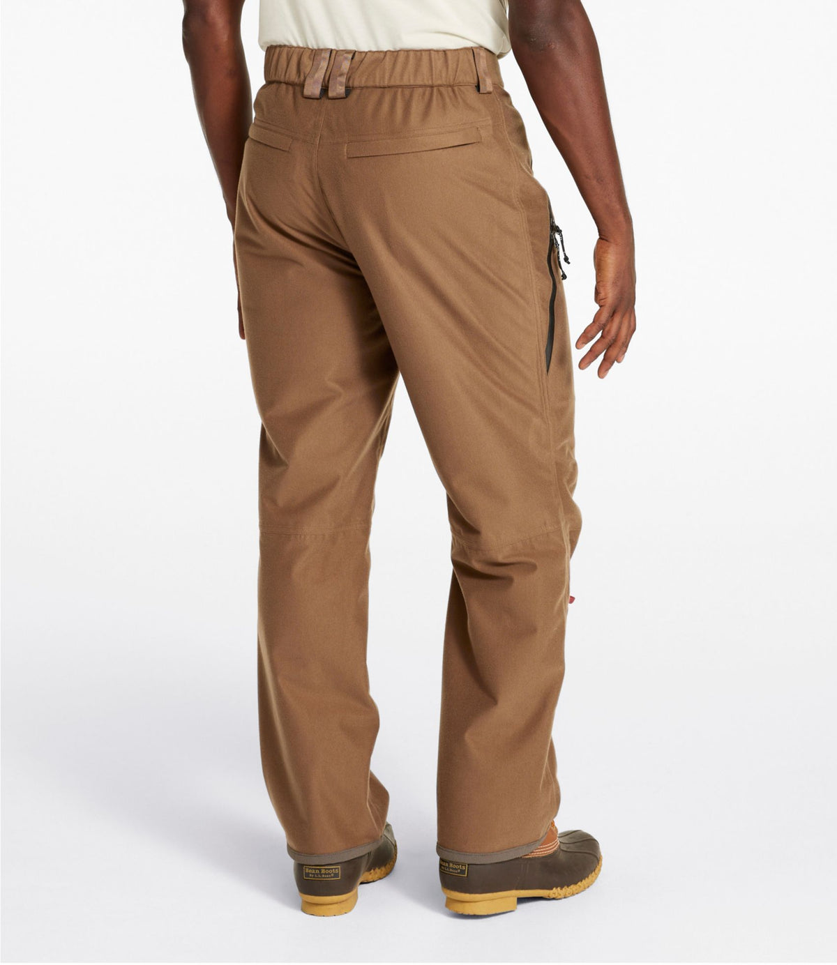L.L.Bean Men's Ridge Runner Storm Pant Maple Brown