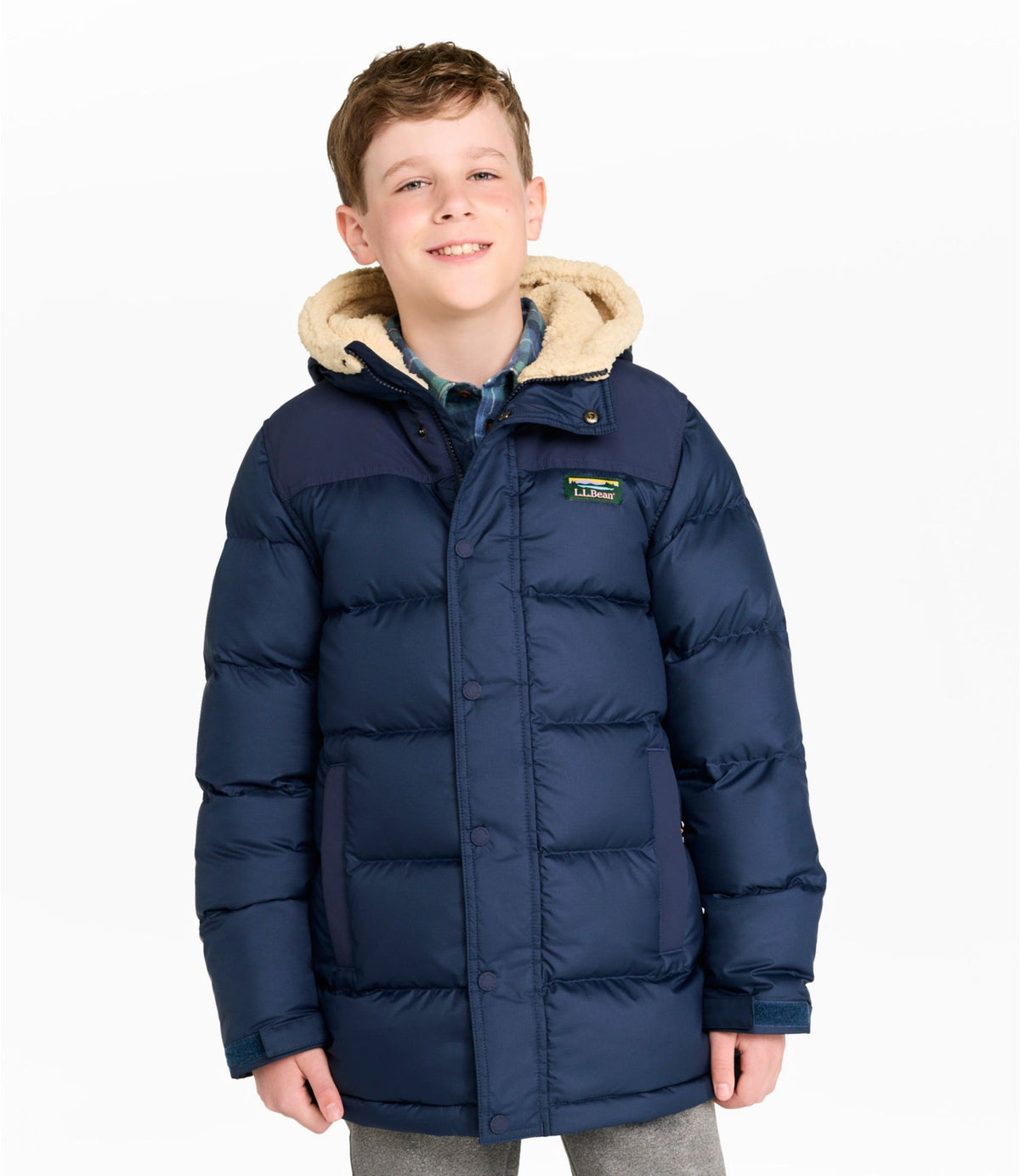 L.L.Bean Kids' Mountain Classic Down Parka Deep Lake