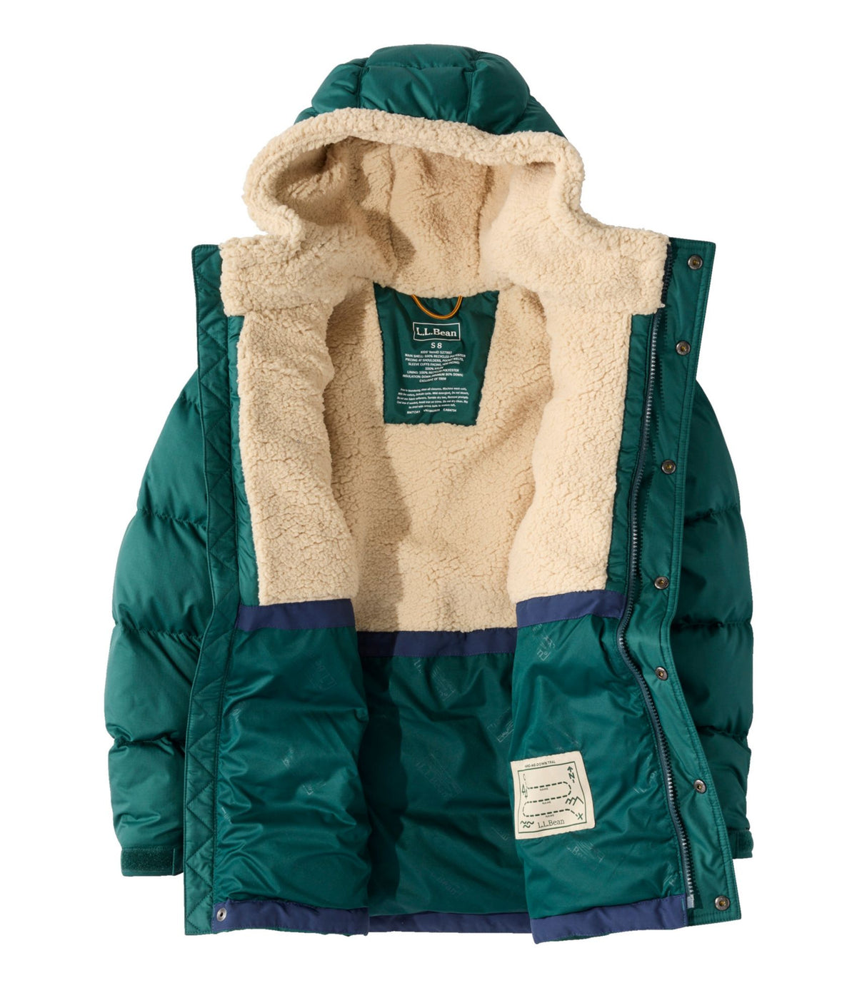 L.L.Bean Kids' Mountain Classic Down Parka Deep Lake
