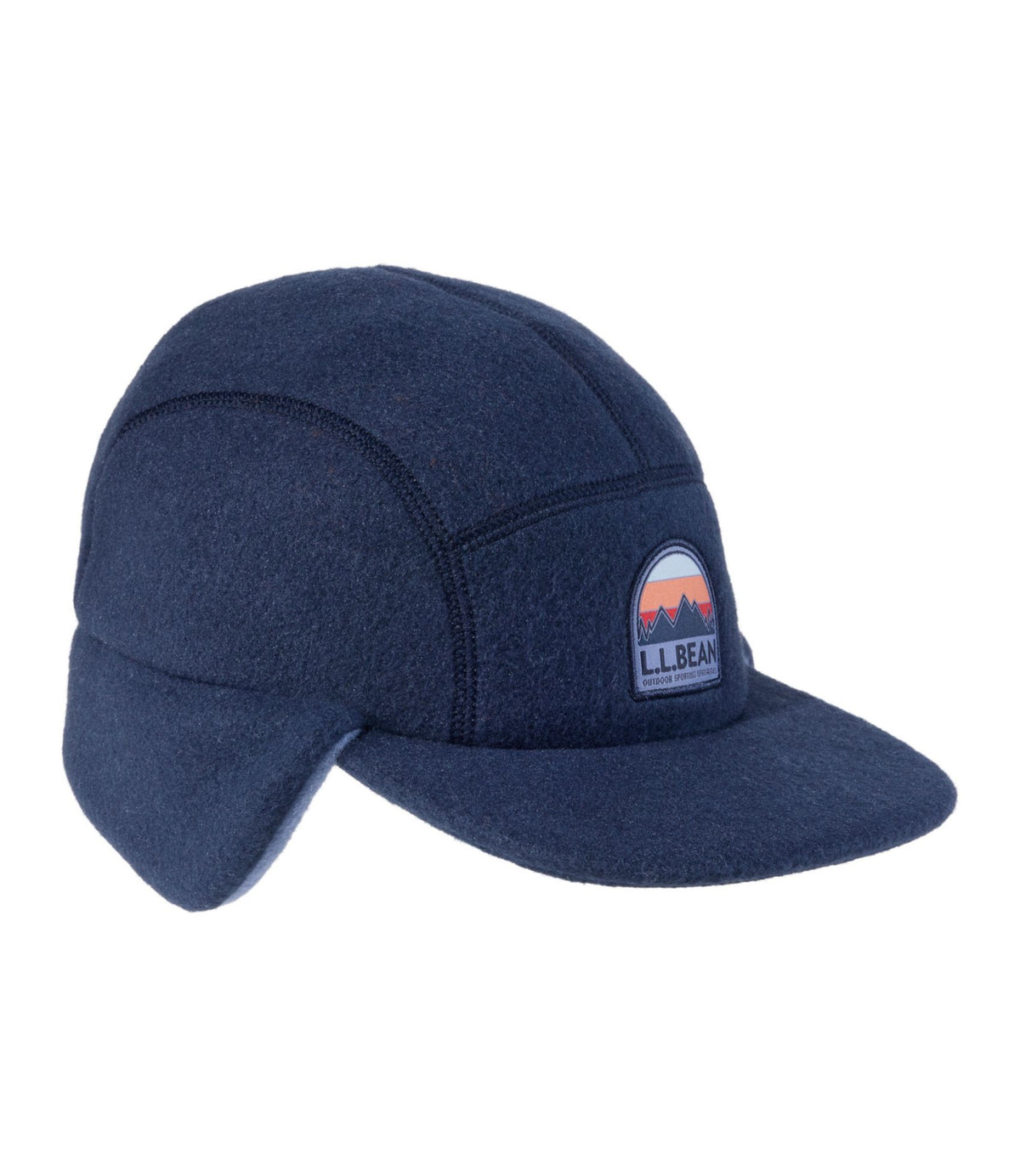 L.L.Bean Kids' L.L.Bean Mountain Classic Fleece Trapper Hat Classic Navy/Deep Lake