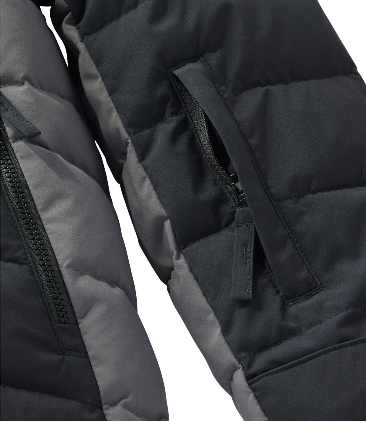 L.L.Bean Kids' Quilted Summit Ski Jacket Midnight Black
