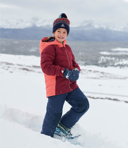 L.L.Bean Kids' Quilted Summit Ski Jacket Midnight Black