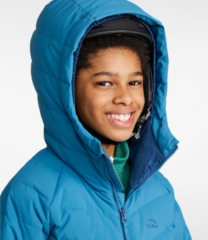 L.L.Bean Kids' Quilted Summit Ski Jacket Midnight Black