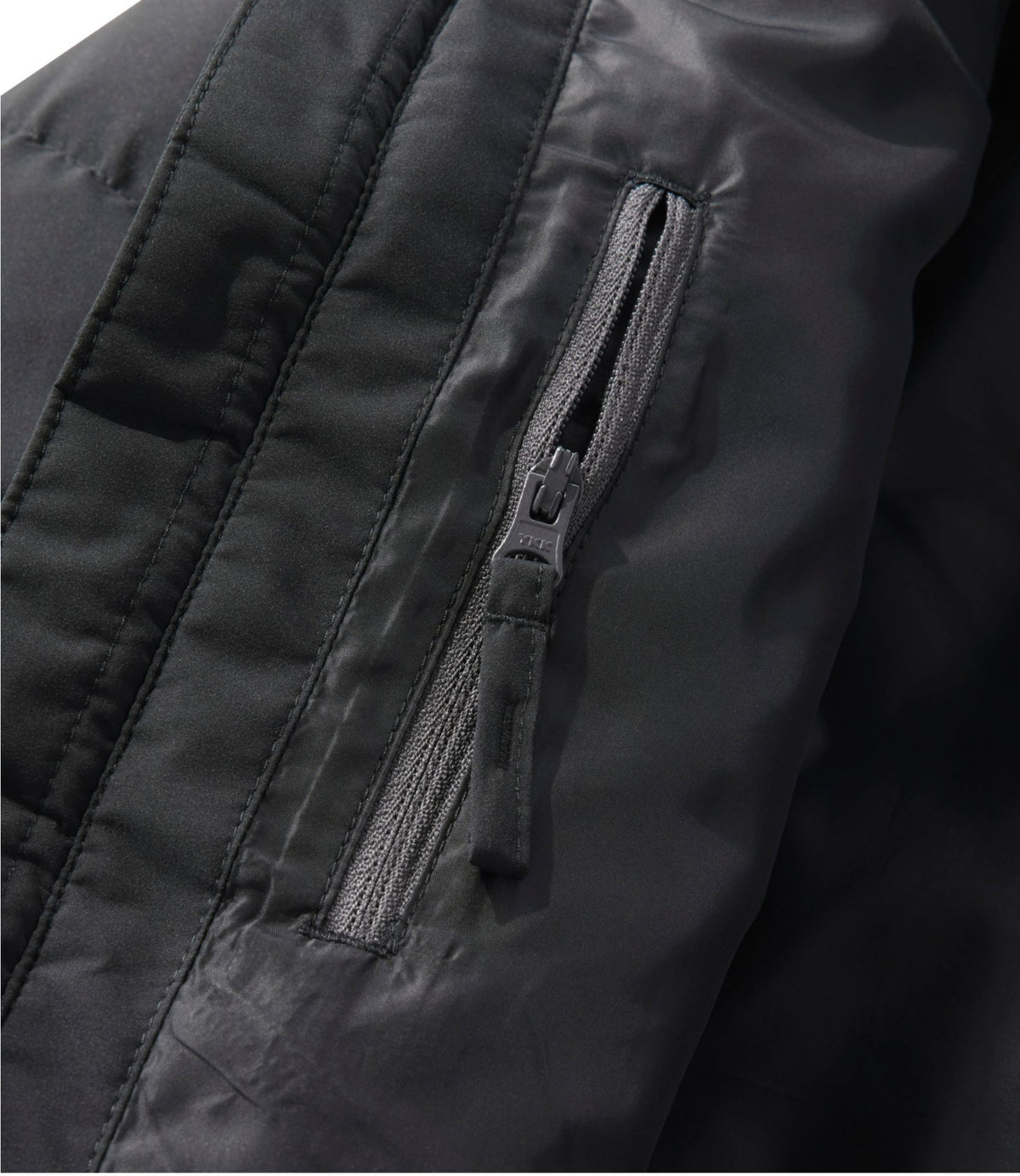 L.L.Bean Kids' Quilted Summit Ski Jacket Midnight Black