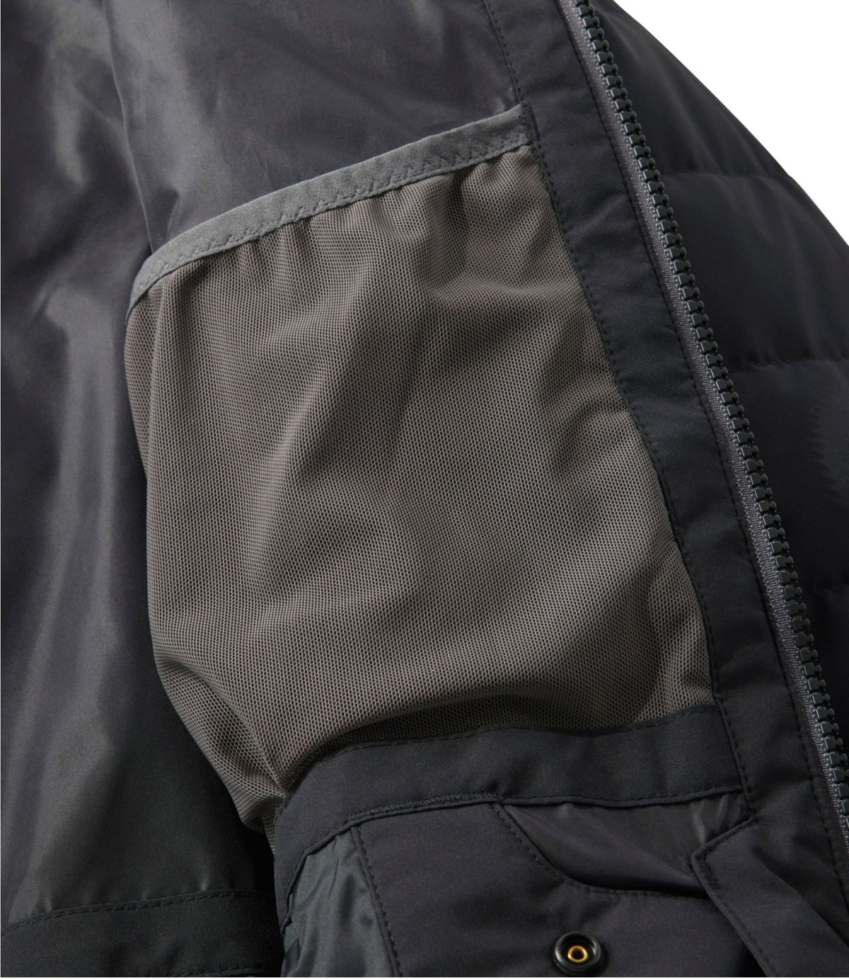 L.L.Bean Kids' Quilted Summit Ski Jacket Midnight Black