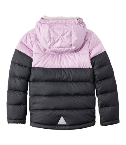 L.L.Bean Kids' Bean's Down Jacket, Colorblock Dark Bronze