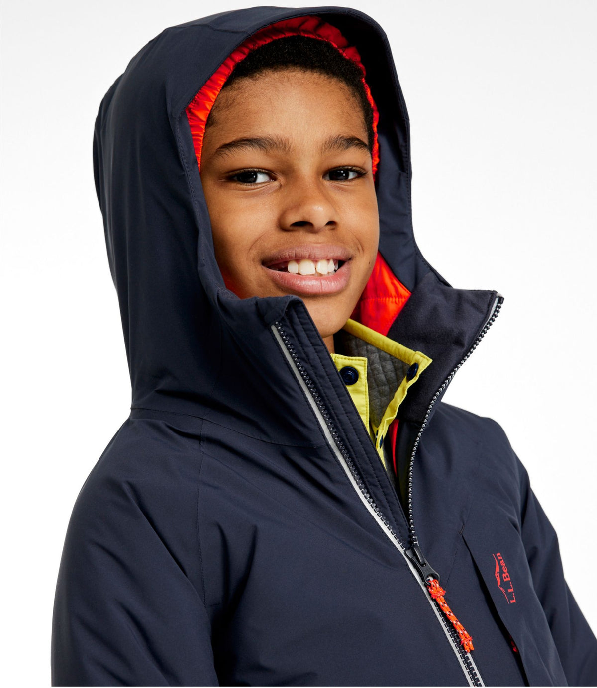 L.L.Bean Kids' Waterproof Lightweight Insulated Jacket Navy Night