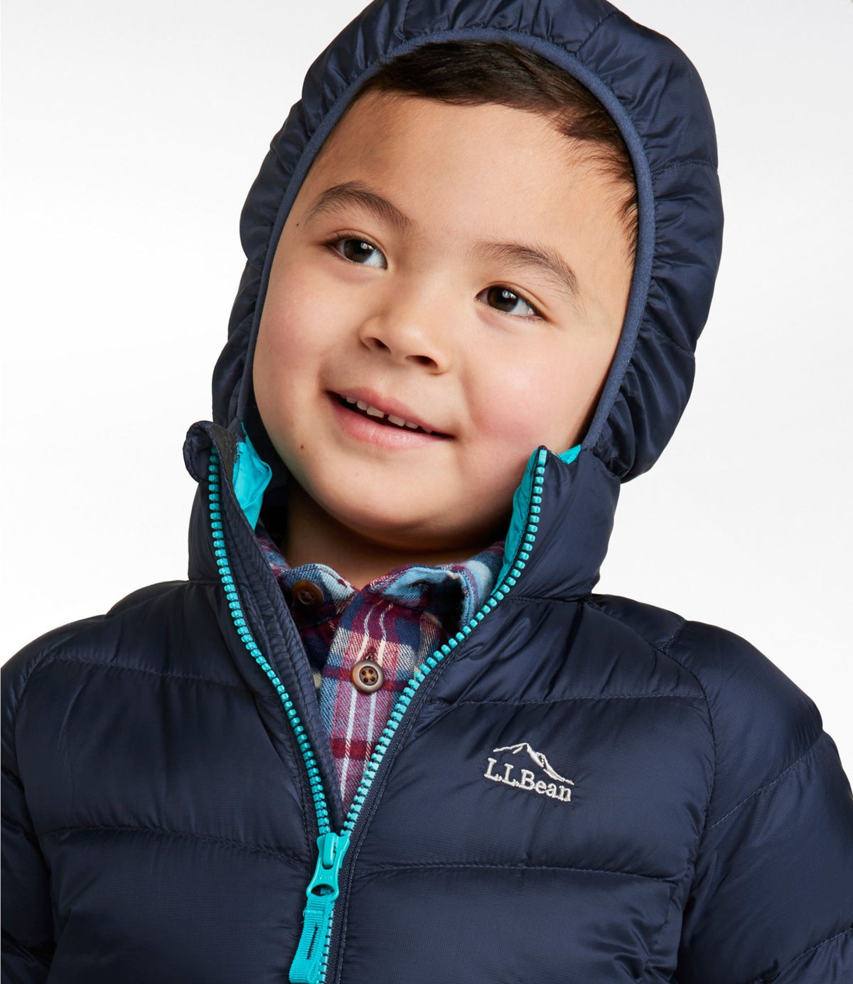 L.L.Bean Kids' Ultralight 650 Down Jacket Carbon Navy