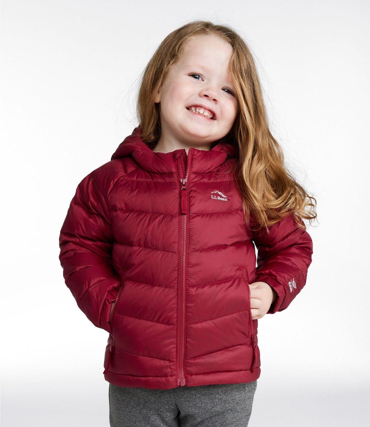 L.L.Bean Infants' and Toddlers' Ultralight 650 Down Jacket Carbon Navy