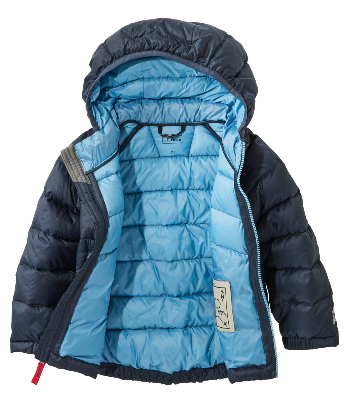 L.L.Bean Infants' and Toddlers' Ultralight 650 Down Jacket Carbon Navy